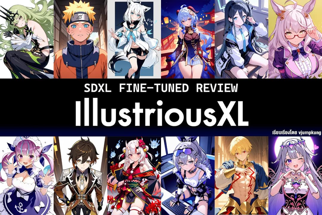 Illustrious-XL โมเดลที่มาแรงในสาย Anime ณ ตอนนี้