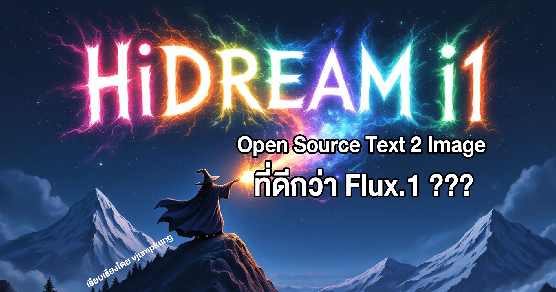 HiDream-I1 Series Open Source Text 2 Image Model ที่ดีกว่า Flux.1 Series